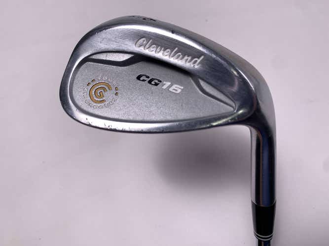 Cleveland CG16 Chrome Zip Groove Wedge 56* 14 Bounce Traction Wedge Steel RH