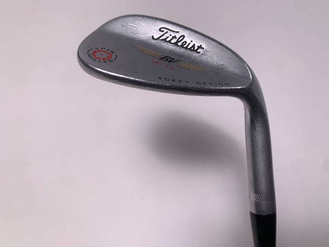 Titleist Vokey Spin Milled Chrome 2009 Wedge 56* 11 Wedge Steel RH Midsize Grip