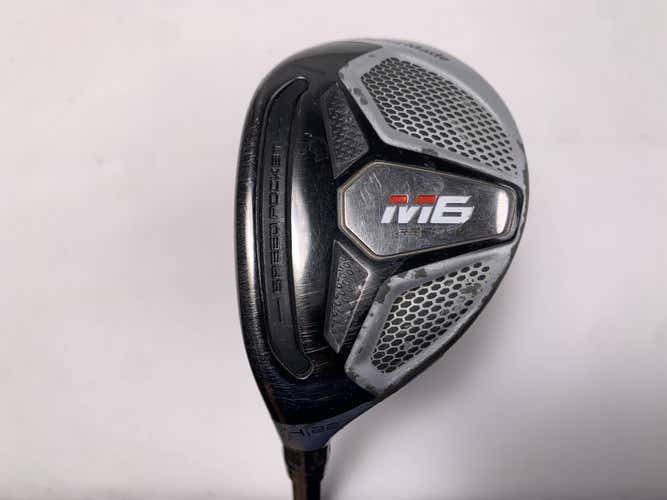 TaylorMade M6 4 Hybrid 22* Fujikura Atmos Red 6R Regular Graphite Mens LH