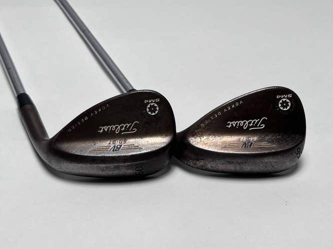 Titleist Vokey Spin Milled SM4 Raw Wedge Set 56* 11 | 60* 7 Wedge Steel Mens RH
