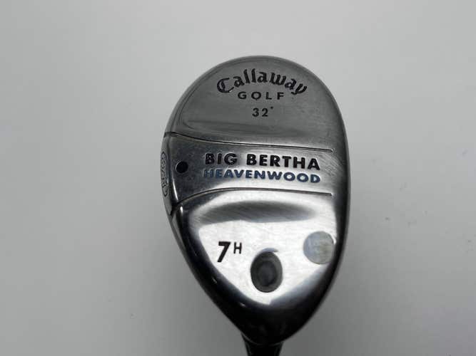 Callaway Big Bertha Heavenwood 7 Hybrid 32* Big Bertha Gems 55 Ladies RH