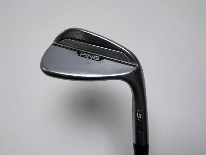 Ping s159 Chrome Wedge 46* 12 Bounce S-Grind Green Dot 6.5 X-Stiff Steel Mens RH