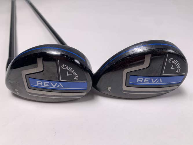 Callaway Reva 5 & 6 Hybrid Set 25* 28* ACCRA iS6 Regular Graphite Mens RH