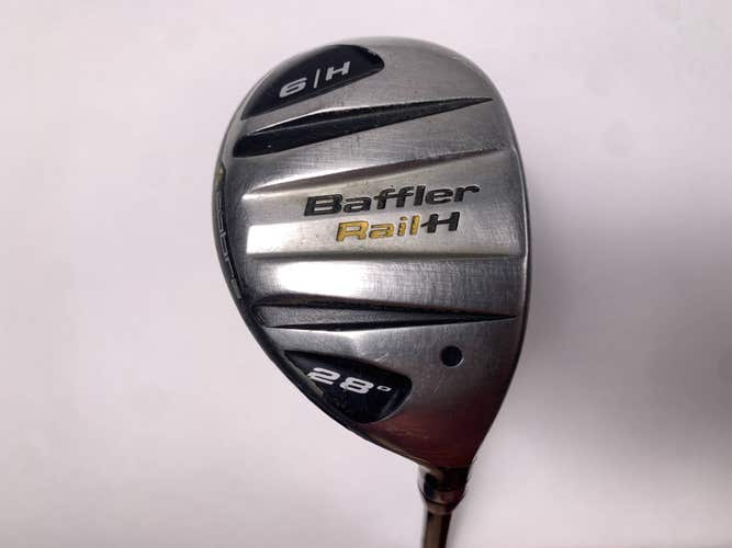 Cobra Baffler Rail H 6 Hybrid 28* Fujikura Motore 65g Stiff Graphite Mens RH