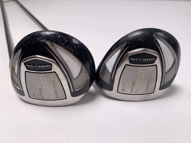 Adams Idea A12 OS 3 & 5 Fairway Wood Set 15* 18* Idea Womens 45g Ladies RH