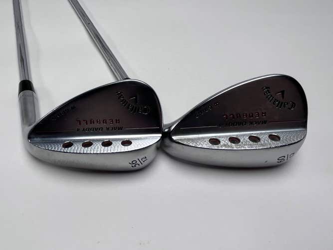 Callaway Mack Daddy 4 Chrome Wedge Set 56*12 | 60*12 DG S200 Tour Issue Stiff RH