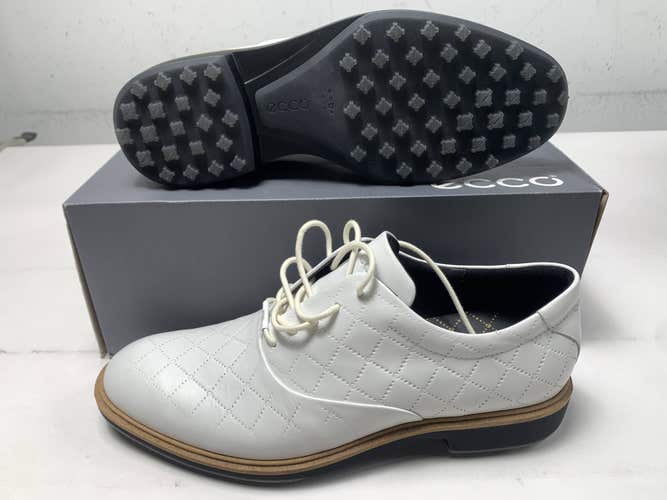 ECCO M Classic Hybrid Golf Shoes White Men's SZ 9-9.5 (EU 43) NIB