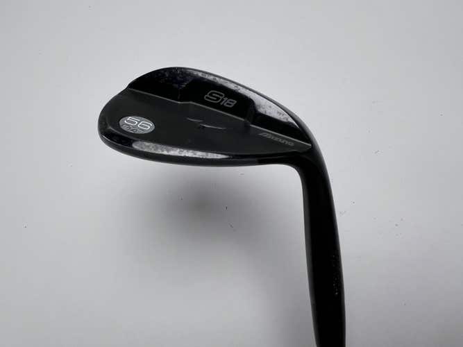 Mizuno S18 Gunmetal Black Wedge 56* 14 Bounce Dynamic Gold Wedge Steel RH