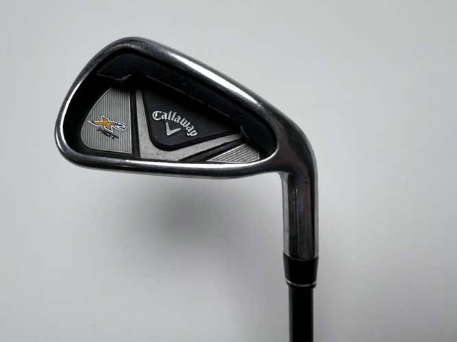 Callaway X2 Hot Single 7 Iron 55g Senior Graphite Mens RH Midsize Grip