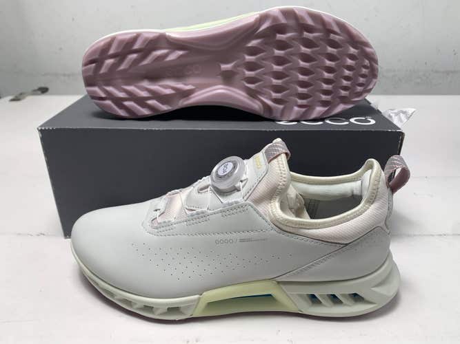 ECCO W Biom C4 BOA Golf Shoes White Women's SZ 7-7.5 (EU 38) NIB