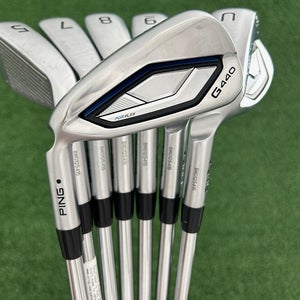LH Ping G440 Iron Set 5-U / Ping AWT 3.0 Stiff