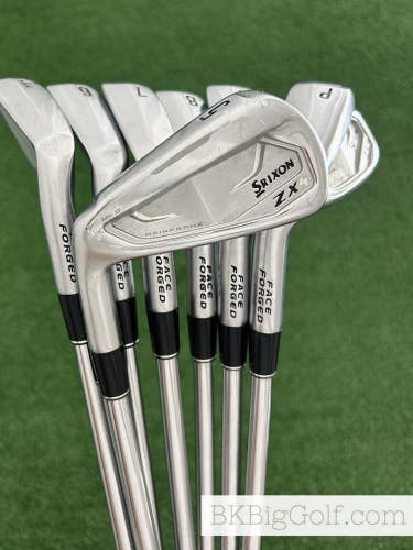 LH Srixon ZX4 Mkii Forged Iron Set 4-P / KBS Tour 120 Stiff +1/2