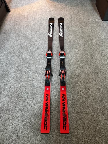 Nordica 178 cm Racing Dobermann GS Race Plate Skis With Bindings Max Din 18 (Used)