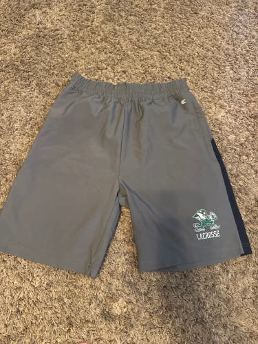 Notre Dame Lacrosse Gray Small Men's Shorts (Used)