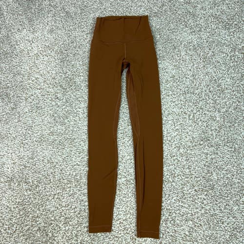 Lululemon Leggings Womens 2 Brown High Rise Align Yoga Stretch Workout Gym Pants