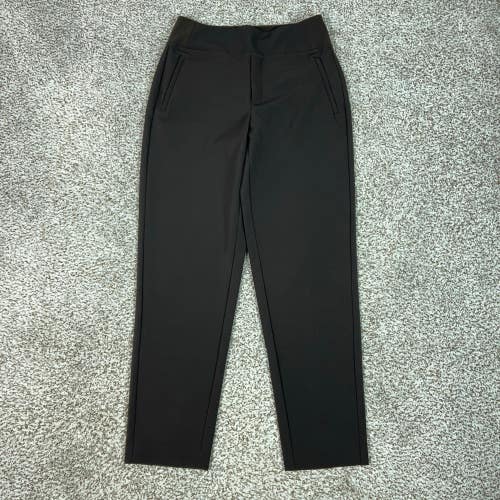 Athleta Pants Womens 10 Tall Brown Ankle Travel Work Stretch Office Tapered