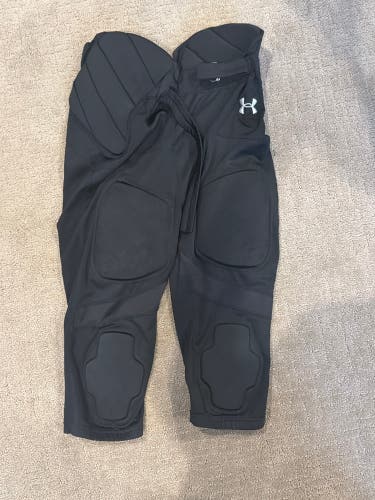 Under Armour Youth XL Black Integrated Football Pants (Used)