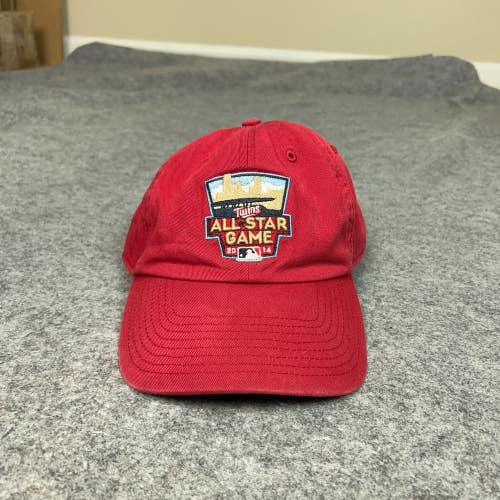 Minnesota Twins Men Hat Strapback Red Cap 2014 All Star Game Baseball Dad MLB
