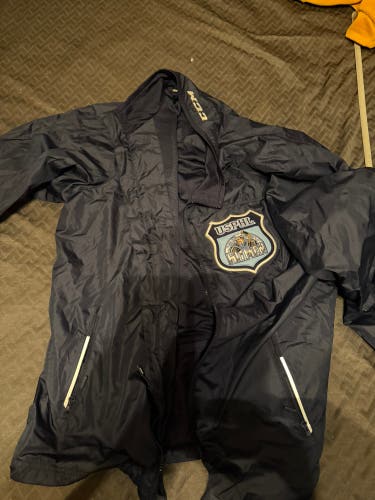 Blue Adult Jersey Hitmen Medium CCM Jacket (Used)