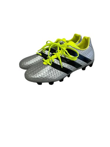 Used Adidas ACE 16.4 Soccer Cleats Silver Senior 9 11692-S000156679