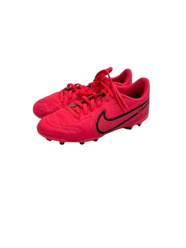 Used Nike TIEMPO Soccer Cleats Pink Junior 03 11692-S000156694