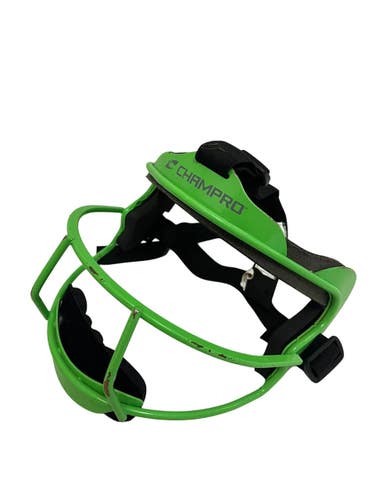 Used Champro YOUTH OS BB/SB Fielders Mask Green One Size 11692-S000156707