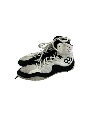 Used Rudis JB1 Wrestling Shoes White Junior 05.5 11692-S000156758