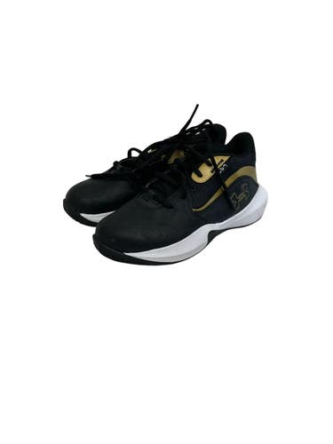 Used Under Armour LOCKDOWN 7 Basketball Shoes Y Black Junior 03 11692-S000156743
