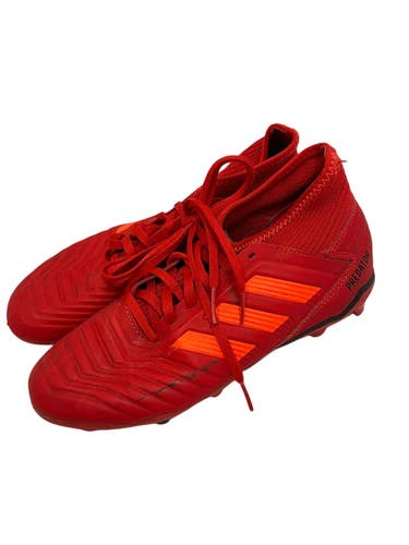 Used Adidas PREDATOR Soccer Cleats Red Junior 04.5 11692-S000156774
