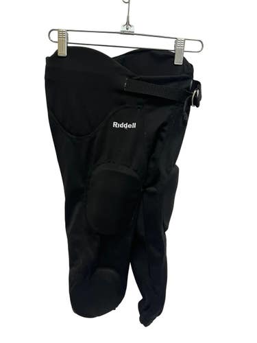 Used Riddell Youth FB Integrated Pants Black SM 11692-S000156756
