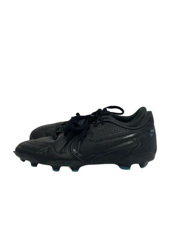 Used Nike TIEMPO Soccer Cleats Black Junior 04 11692-S000156810