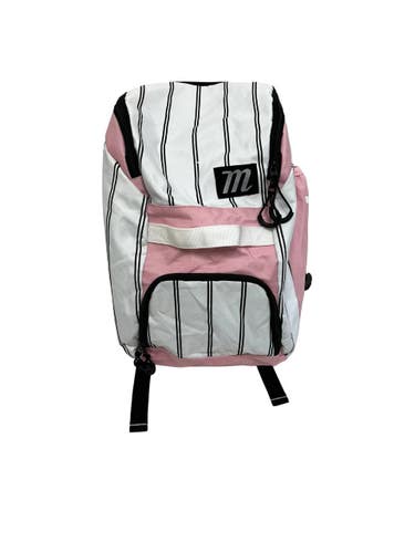 Used Marucci BACKPACK BB/SB Player Backpack White And Pink 11692-S000156922