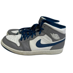 Used Jordan RETRO 1 Basketball Shoes M Royal Blue And Grey Senior 12 11692-S000156975