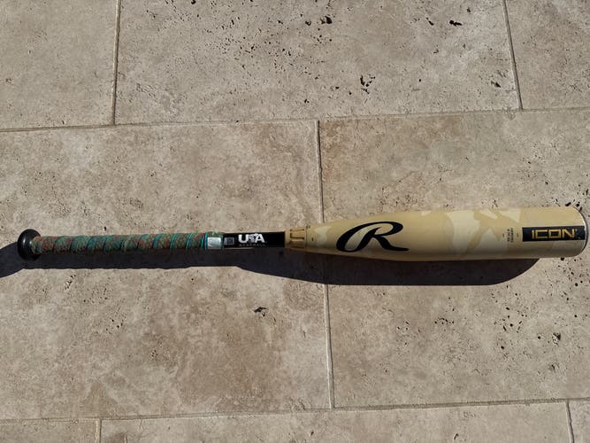 2025 Rawlings Icon Composite USABat Certified Bat (-10) 19 oz 29" (Used)
