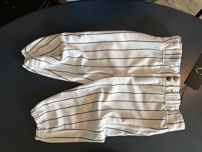 Youth Medium EvoShield Salute Pinstripe Knicker 2.0 Game Pants (New)