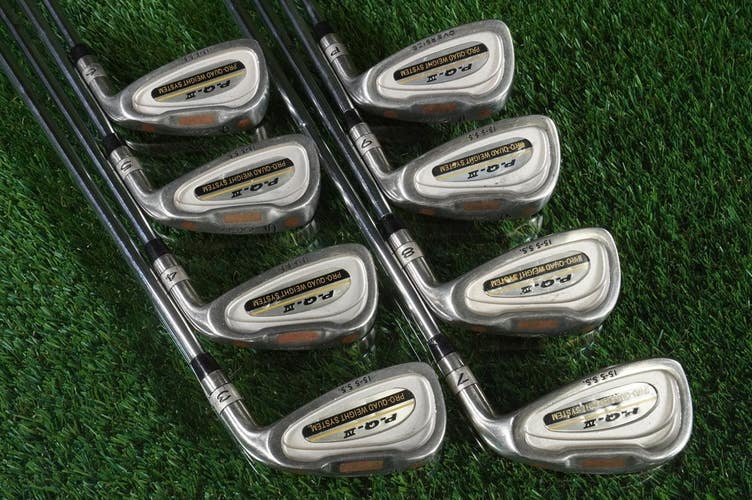 Bob Toski P.Q. IV Irons Set 3-PW Pro Quad True Temper Stiff Steel Kemac RH