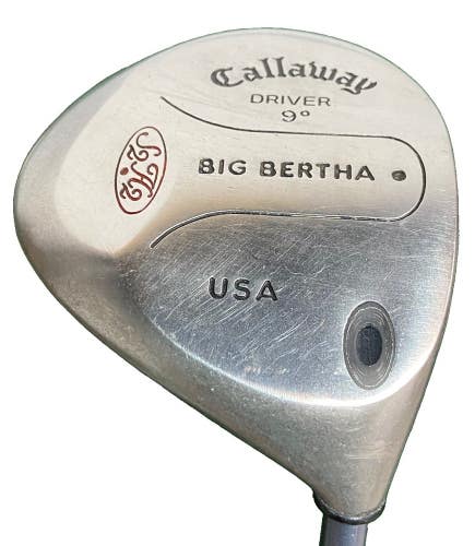 Callaway Big Bertha Driver S2H2 9 RH RCH 90 Stiff Graphite 44" Midsize Wrap Grip