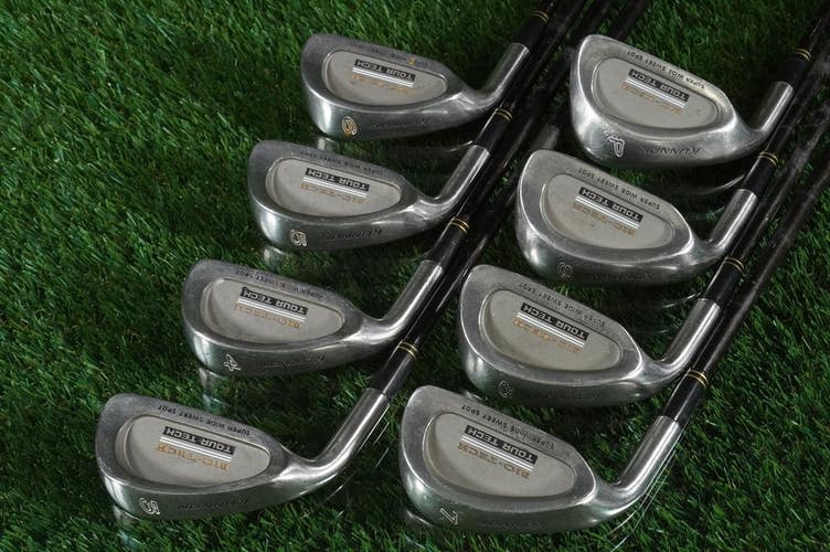 Kunnan Bio-Tech Tour Tech Irons Set 3-PW Stiff Graphite, New Majek Midsize LH