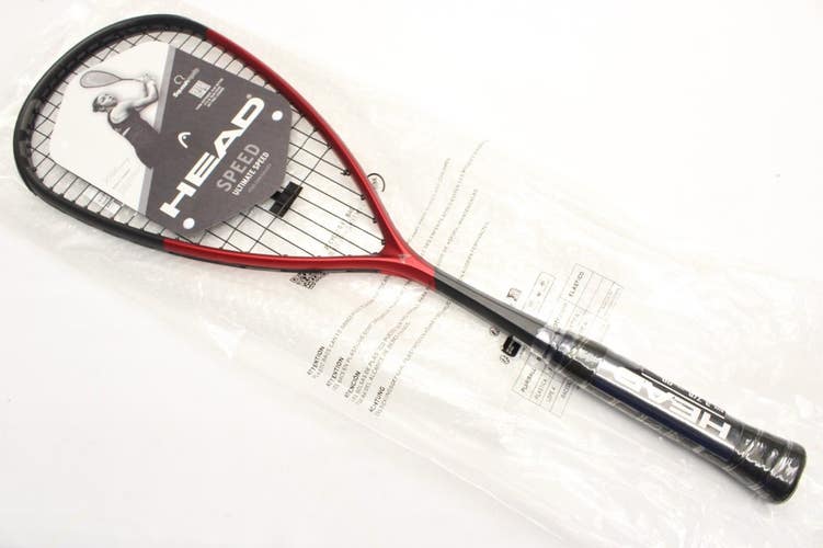 *NEW* 2025 HEAD SPEED 135 SQUASH RACQUET (3 7/8) #211045. PRE-STRUNG