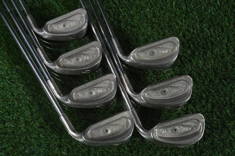 Ping Eye 2 Irons Set 4-PW Regular Flex, Matched Serial Numbers Black Dot