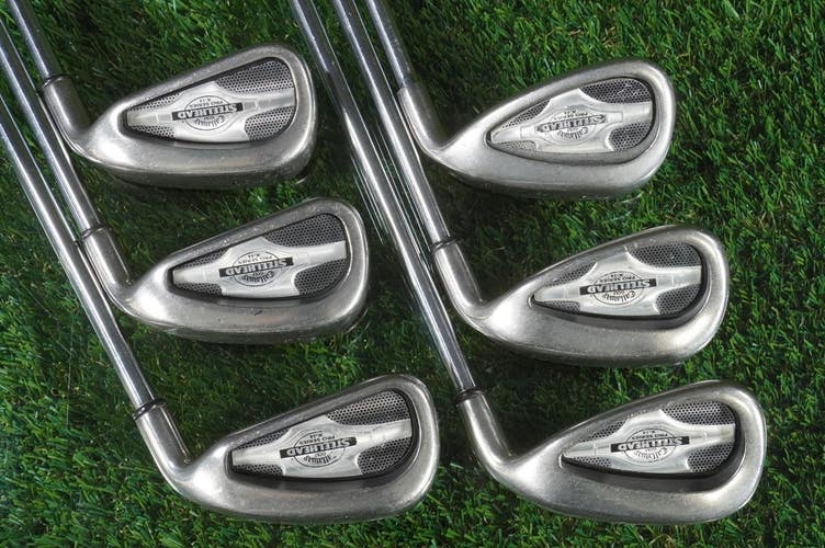 Callaway Steelhead Pro Series X-14 Irons Set 5-PW Rifle Stiff Flex NEW GRIPS, RH