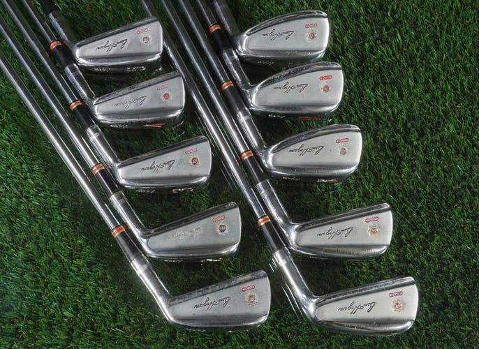 Vintage 1990 Ben Hogan Grind Apex Irons Set 1-PW E APEX 4 Stiff Matched #s RH