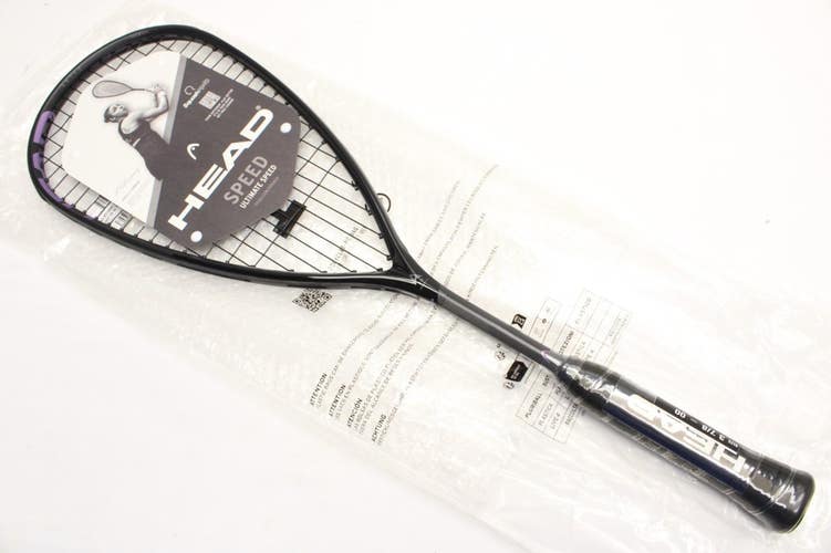 *NEW* 2025 HEAD SPEED SB 135 SQUASH RACQUET (3 7/8) #211065. PRE-STRUNG