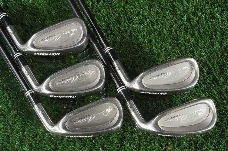 Cleveland Tour Action TA5 Irons Set 5-9 A / Senior Flex Graphite, Winn Golf RH