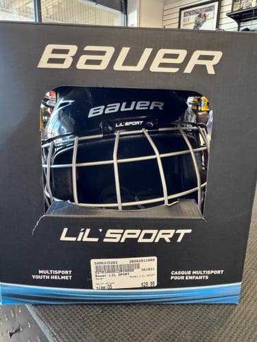 Used Bauer LIL SPORT Helmet Cage Combo Black One Size 11860-S000315262