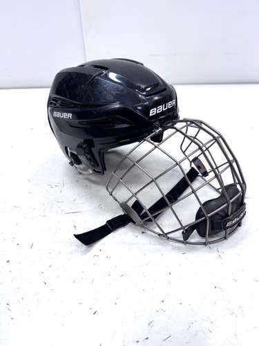 Used Bauer IMS 11.0 Helmet Cage Combo Black LG 11860-S000315261