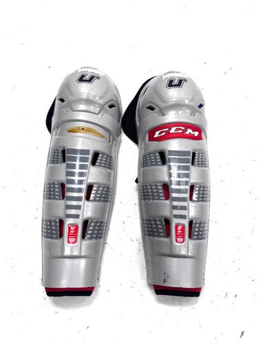 Used CCM U Senior Shin Guards Grey 16" 11860-S000315255