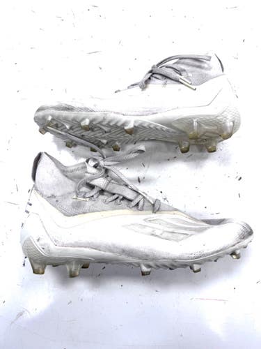 Used Adidas Adult FB Cleats White Senior 9.5 11860-S000315244
