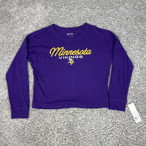 Minnesota Vikings Shirt Womens Small Purple NFL Football NFL Team Apparel Tee