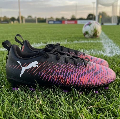 Black Unisex 6Y (Big Kids / Youth) Puma Molded Cleats Cleats (New)